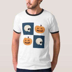 T-shirt Checks de Skulls et Pumkins