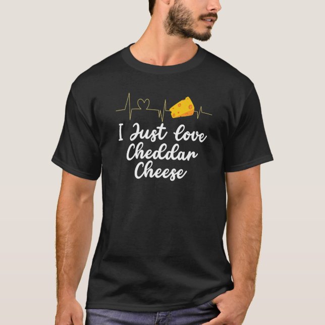 T-shirt Cheddar Cheese Food   (Devant)