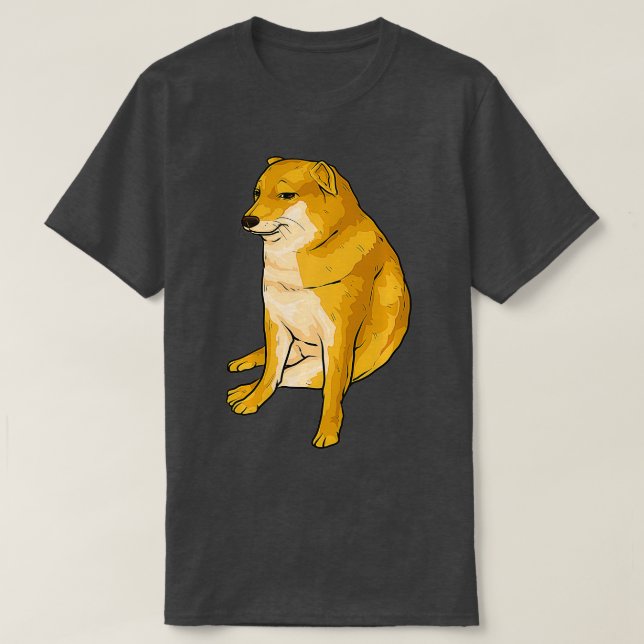 T-shirt Cheems Chien Funny Shiba Inu Dank Meme (Design devant)