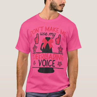 T-shirt Cheer Cheerleading Coach Dont Make Me Use My Cheer