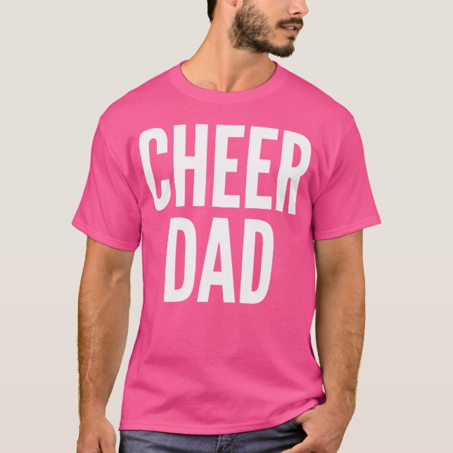 T-shirt Cheer Dad Cheerleading Matching Parents (Devant)