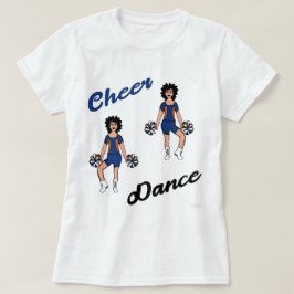 T-shirt Cheer/Dance (Oranger Bleu)