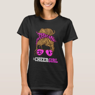T-shirt Cheer Girl Pom-pom girl Écharpe Cheerled Sunglass