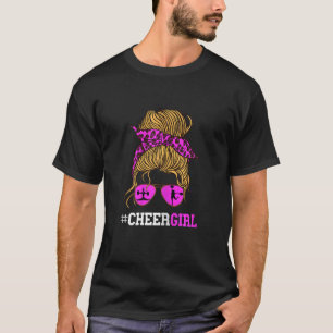 T-shirt Cheer Girl Pom-pom girl Écharpe Cheerled Sunglass