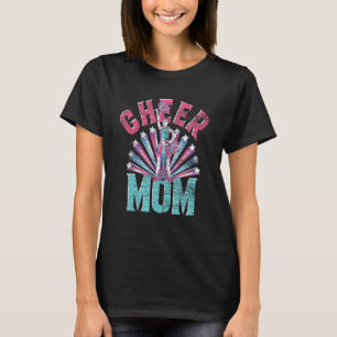 T-shirt Cheer Maman Cheerleader Maman Fête Des Mères Cheer