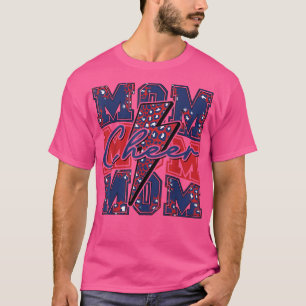 T-shirt Cheer Maman Éclair Cheer LéopardNavy Rouge