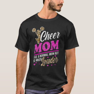 T-shirt Cheer Maman Plus Grand Empreinte de léopard Ventil