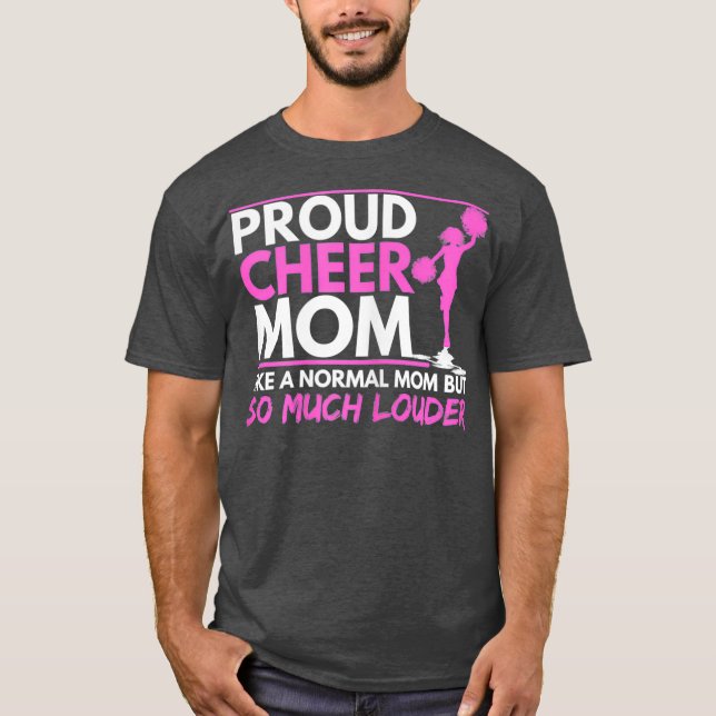T-shirt Cheer Maman Pom-pom girl Maman Cheer Competition (Devant)
