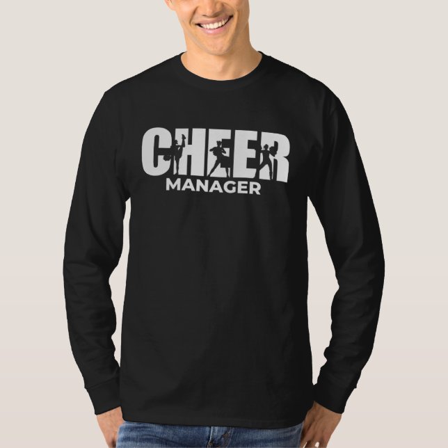 T-shirt Cheer Manager Cheerleading  1 (Devant)