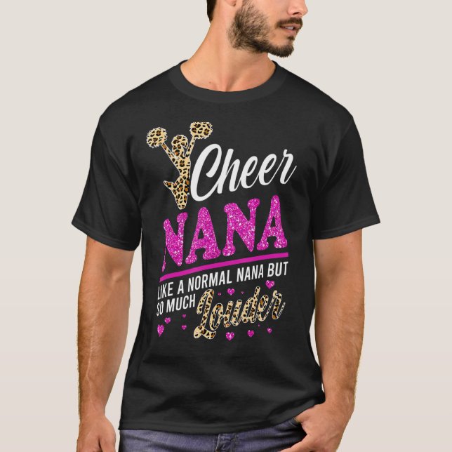 T-shirt Cheer Nana Plus Grand Empreinte de léopard Ventila (Devant)