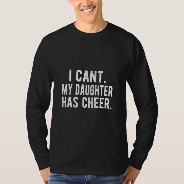 T-shirt Cheer Papa Fille Fête des pères Cheerled (Devant)