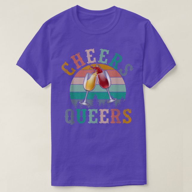 T-shirt Cheer Queers (Design devant)