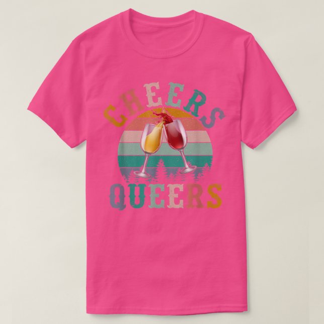 T-shirt Cheer Queers (Design devant)