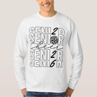 T-shirt Cheer Senior 2026 Men LS
