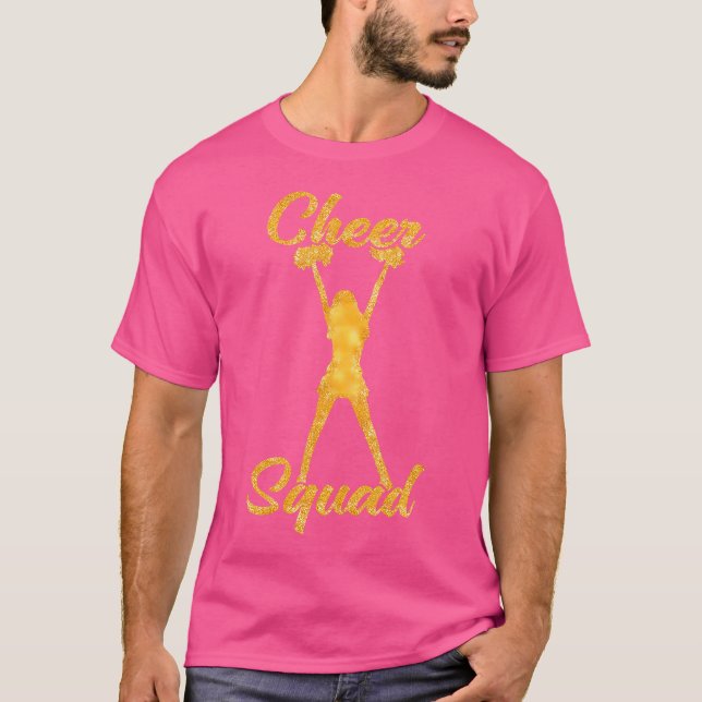 T-shirt Cheer Squad Cute Cheerleading Girl (Devant)