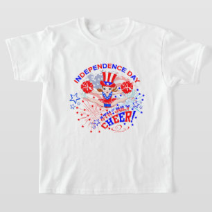 T-shirt Cheerleader's, Fête de l'Indépendance, 4 juillet,