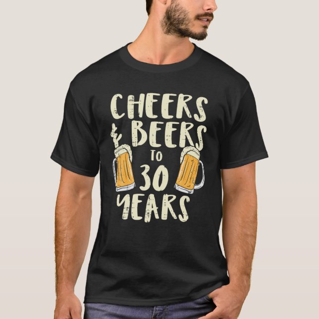 T-shirt Cheers Bières 30 ans 30e anniversaire Boire M (Devant)