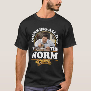 T-shirt Cheers - Boire Toute La Journée Est La Norme