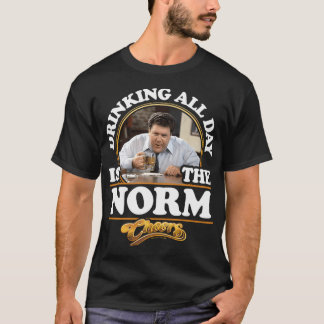 T-shirt Cheers - Boire Toute La Journée Est La Norme