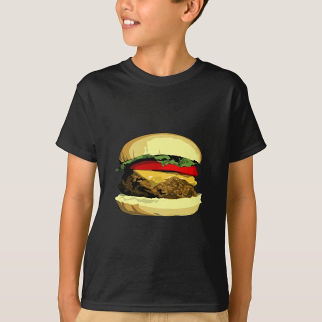 T-shirt Cheeseburger (Devant)