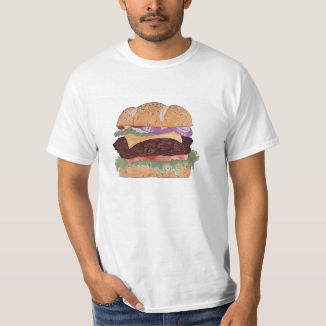T-shirt Cheeseburger (Devant)