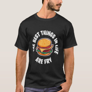 T-shirt Cheeseburger Burger Best Life Confiture Nourriture
