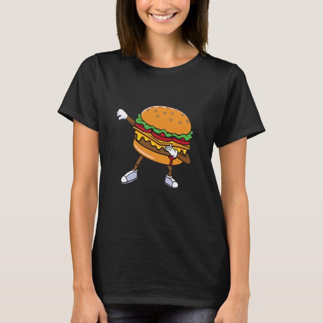 T-shirt Cheeseburger Burger Restauration rapide Foodie Bu (Devant)