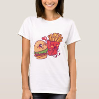 T-shirt Cheeseburger et Fries
