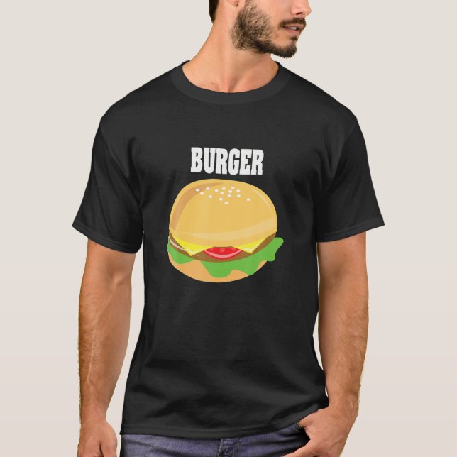 T-shirt Cheeseburger Halloween Costume Hamburger (Devant)