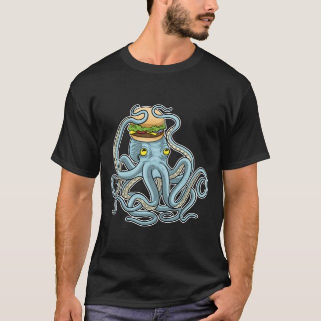 T-shirt Cheeseburger Octopus (Devant)