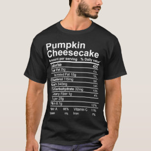 T-shirt Cheesecake citrouille