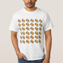 Cheesy Puffs sur un T'Shirt, Motif.