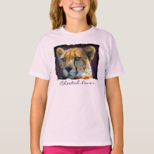 T-shirt Cheetah African Big Cat Amateur de faune Art T-Shi