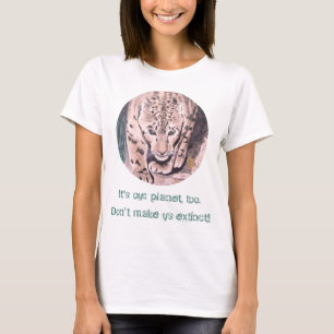 T-shirt Cheetah "C'est aussi ma planète !"