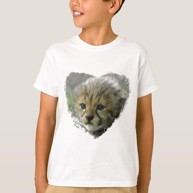 T-shirt Cheetah chaton (Devant)