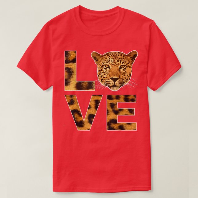 T-shirt Cheetah Face Animal Instinct Né Wild Leopard Chat (Design devant)