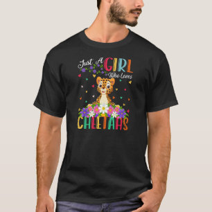 T-shirt Cheetah Juste Une Fille Qui Aime Les Cheetahs