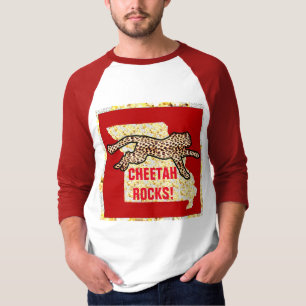 T-SHIRT CHEETAH ROCKS !