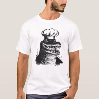 T-shirt Chef alligator américain