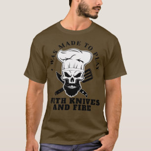 T-shirt Chef Beard Skeleton Bake Skull Bearé Skeletal Co