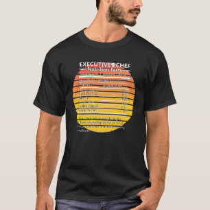 T-shirt Chef Chef Cuisine Cuisinier Cuisine Retro Foodie