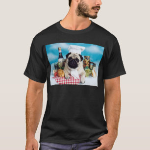 T-shirt Chef chien carlin