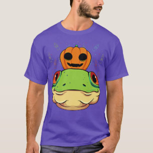 T-shirt Chef Citrouille grenouille Lazy Costume d'Hallowee