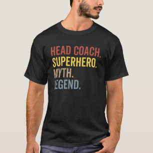 T-shirt Chef Coach Myth Legend Team Sport Trainer Basketba