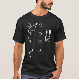 T-shirt Chef Coat Drôle Veste Amusante Cuisine Amoureux P