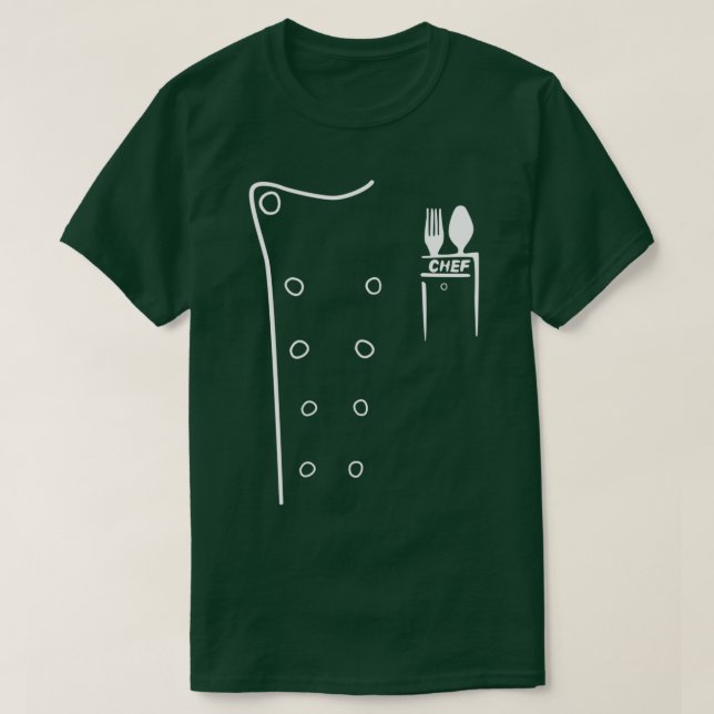T-shirt Chef cuisine Chef cuisinier (Design devant)