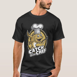 T-shirt Chef Cuisine de poisson cuisine Humour drôle Rétro