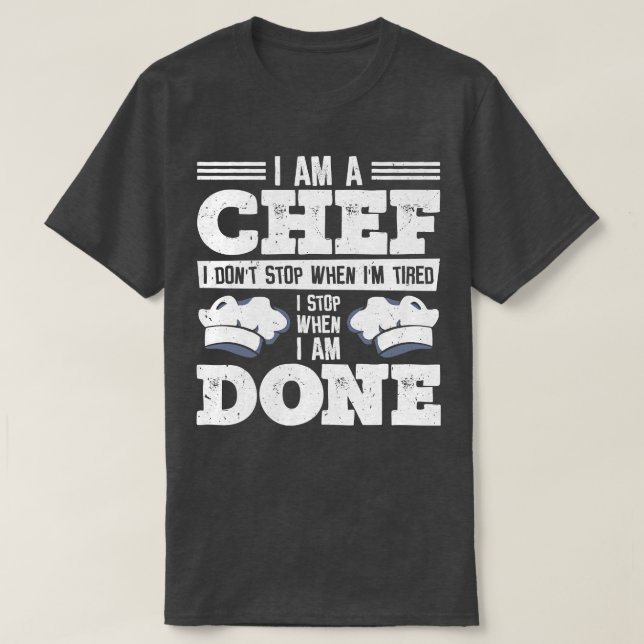 T-shirt Chef Cuisine Repas Cuisine Cuisine Cuisine Cuisine (Design devant)