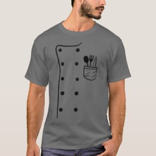 T-shirt Chef cuisinier uniforme costume halloween