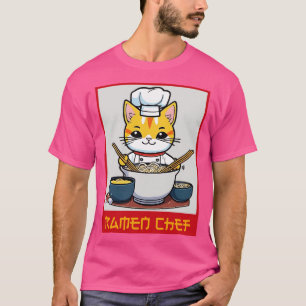 T-shirt Chef de chats Ramen